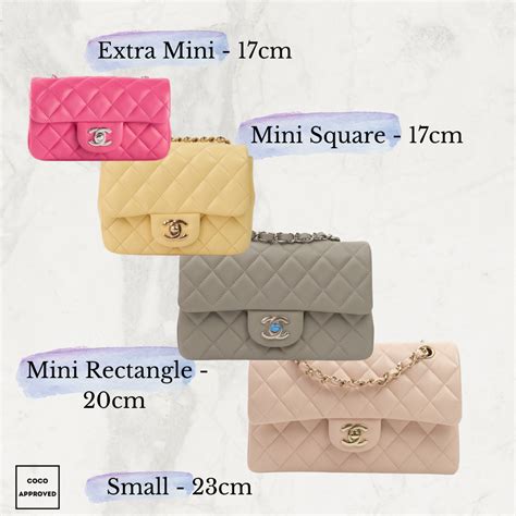 chanel mini rectangular size inches|Chanel Classic Flap Bag Size Guide .